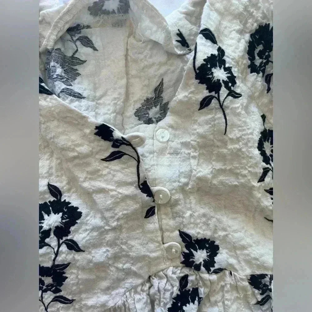 Kids- ZARA pleated floral dress - Picture 2 of 4